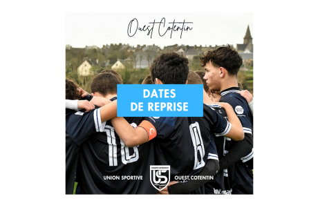 Les dates de reprise des entraînements
